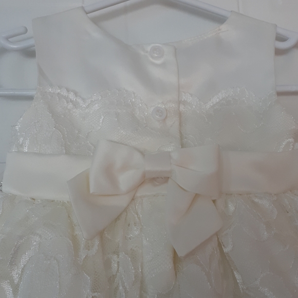 ⭐Blueberi Boulevard Baby Girls' Lace Dress 12M - Picture 7 of 8